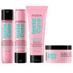 MATRIX - Routine Réparatrice - Shampoing + Après-Shampoing + Masque + Baume - Répare et Renforce les liaisons, Adoucie et Lisse - Instacure Build-A-Bond