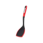 FLORINA Spatule Cuisine en Silicone (34,5 cm) I Spatules MARS avec Poignée Soft-Touch Antidérapante I Anneau de Suspension I Ustensiles de Cuisine I Lavable au Lave-vaisselle I Couleur: Rouge - Noir