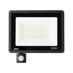 LED PIR Motion Sensor Floodlight Utomhus Vägg Ljus Vit Ljus