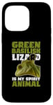 iPhone 14 Pro Max Green Basilisk Lizard Is My Spirit Animal Herpetologist Case