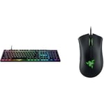 Razer DeathStalker V2 Pro (Red Switch) - UK Layout + Gigantus V2 Large