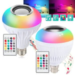 2 Smart LED -lamppusarja E27 Bluetooth Smart Bulb Connected -polttimo