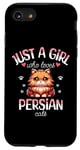 Coque pour iPhone SE (2020) / 7 / 8 Fille Qui Aime Les Chats Persans Adore Chat Persan