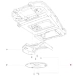 Vis Disque à Coupe M4X12 Original Bluebird Robot Tondeuse AB.50.0017.47