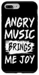 Coque pour iPhone 7 Plus/8 Plus La musique en colère m'apporte de la joie Metal Heavy Death Punk Rock Hard