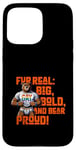 Coque pour iPhone 15 Pro Max Cadeau amusant Gay Bear Pride – Grand et fier LGBT pour homme