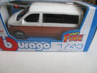 MINIATURE VOLKSWAGEN VAN T 6 TRANSPORTER 2020 BICOLORE BBURAGO  1/43