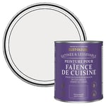 Rust-Oleum Peinture Blanche Résistante à l'eau pour Faïence de Cuisine, Finition Satinée - Fleur 750ml