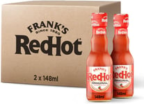 Frank's RedHot Original Cayenne Pepper Sauce 148 ML | Pack of 2 | Hot Chilli | |