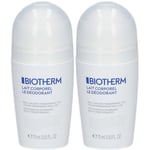 Biotherm Le Déodorant by Lait Corporel Rouleau 2x75 ml