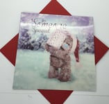 Someone Special 3D Holographic Me to You Bear Cute Open Christmas Card New Gift