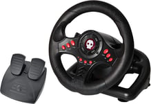 Numskull Multi Format Racing Wheel with Pedals - For Playstation 3, PS4, PC, and