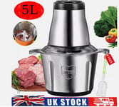 5L Electric Meat Grinder Mincer Mixer Blender Food Chopper Processor Blenders UK