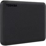 Disque dur externe - TOSHIBA - Canvio Advance - 1 To - Noir