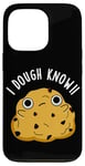 Coque pour iPhone 13 Pro Jeu de mots « I Dough Know Funny Food »