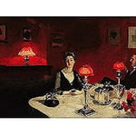 John Singer Sargent Le Verre De Porto A Dinner Table At Night Unframed Wall Art Print Poster Home Decor Premium