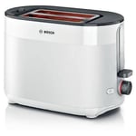 Bosch TAT2M121GB MyMoment 2 Slice Compact Toaster - White