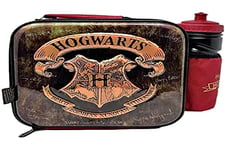 HARRY POTTER SLHP570 Set Premium Poudlard-Lunch Bag et Gourde Boxes, Plastic, Multicoloured