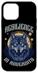 Coque pour iPhone 12 mini Resilience In Adversity Citation Spirit Animal Wolf Pack