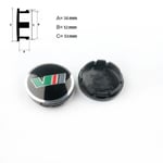 4 st 56mm 60mm Bilhjulsnavkapslar Fälg Dekal Navkapslar För Skoda Octavia 1 2 3 A5 A7 Fabia Vrs Mk1 Mk2 Mk3 Tillbehör