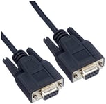 Cables To Go Câble modem nul DB9 femelle / DB9 femelle Noir 2 m