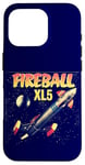 iPhone 16 Pro Fireball XL5 Retro Sci-Fi Rocket Case