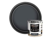 Ronseal One Coat Everywhere Interior Paint Charcoal Grey Matt 2.5 litre