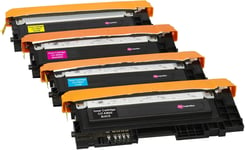 Pack 4 Compatibles Toner Laser pour Samsung Xpress SL C410W C460FW C460W C467W CLP-360 CLP-365 CLP-365W CLX-3305 CLX-3305FN CLX-3305W | Noir: 1500 Pages & Cyan/Magenta/Jaune: 1000 Pages