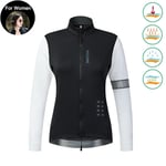 Wosawe-Veste De Cyclisme D'hiver Pour Homme Et Femme,Manteau De Coulée Thermique Vtt,Coupe-Vent Chaud,Coupe-Vent De Vélo,Sourire,515 ¿,2023