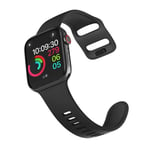 Apple Watch 41mm Series 9 Armband i silikon, svart