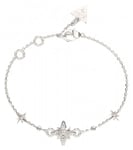 Guess JUBB03330JWRHL In The Sky Star Charm Bracelet Silver Jewellery