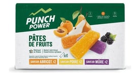 Punch power pates de fruits energetiques   lot de 12 x 6   saveur multifruits