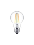 Philips LED pære LED Filament Standard 7-60W E27 827 A60 Klar E27