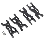 Ensemble de Bras Suspension et ArrièRe en MéTal 4 PièCes pour Mise à Niveau Voiture Camion Rc Stade 1/18 Mini-T 2.0 2Wd, 3