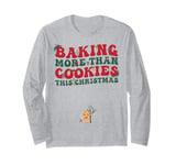 Baking More Than Cookies This Christmas Pregnancy Reveal Long Sleeve T-Shirt