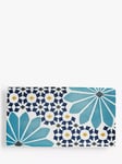 John Lewis Lisbon Fine China Rectangular Serving Platter, 28.5cm, Blue/Multi