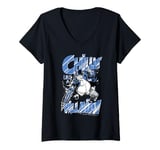 Womens Batman The Penguin Chillin Like A Villain V-Neck T-Shirt