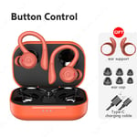 T20 sans fil Bluetooth écouteur sport étanche TWS sans fil casque HiFi stéréo écouteurs antibruit casque avec Mic-T20 bouton rouge