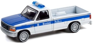 GREENLIGHT - Véhicule sous blister - FORD F-250 1995 Police de Boston HOT PUR...