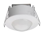 Detecteur de Mouvement Infrarouge Plafond Semi-Encastre 360 Degres Blanc Hager