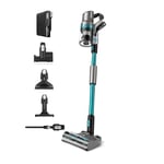 Vax HomePro Pet-Design, Cordless Stick Vacuum Cleaner, Lightweight with Up to 45min Runtime, Self Stand, Hairwrap Resist, Motorised Pet, Stair and Crevice Tool Included US Graphite & Teal, CLSV–MPKA