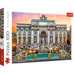 Trefl 500 Pièces Qualité Premium pour Adultes et Enfants à partir de 10 Ans Puzzle, TR37292, Fontaine de Trevi