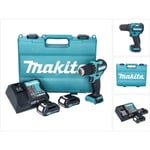 Df 332 dsae Perceuse-visseuse sans fil 12 v 35 Nm Brushless + 2x batterie 10,8 v 2,0 Ah + chargeur + coffret - Makita