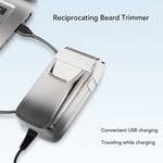 Reciprocating Beard Trimmer Double Foil Beard Trimmer LED Display For Travel For