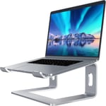 Laptop Stand Support Pour Ordinateur Portable Compatible Avec Mac Macbook Pro Air, Support Ergonomique Support De Montage Compact Pour 10-15,6 Pouces Ordinateur Portable, Ls1 Silver