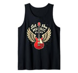 Let the Music Play Guitars Guitar Guitar Player Guitarist Tank Top