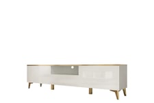 Royston TV-benk 200 cm - Beige & mediabenk