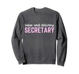 Thank You Labor and Delivery Secretary Funny Job Secretary Sweatshirt