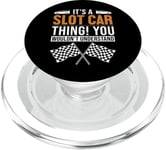 It's a Slot Car Thing Minicar Slot Car RC Car Slotcar PopSockets PopGrip for MagSafe