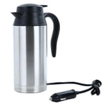 Elbil Vattenkokare 750ml 12v Vatten Bil Skåpbil Lastbil Resecamping Utomhus 120w gray